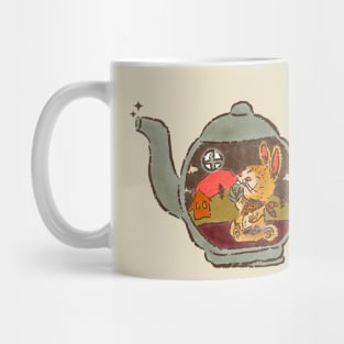 Bunny in Tea Pot Mug